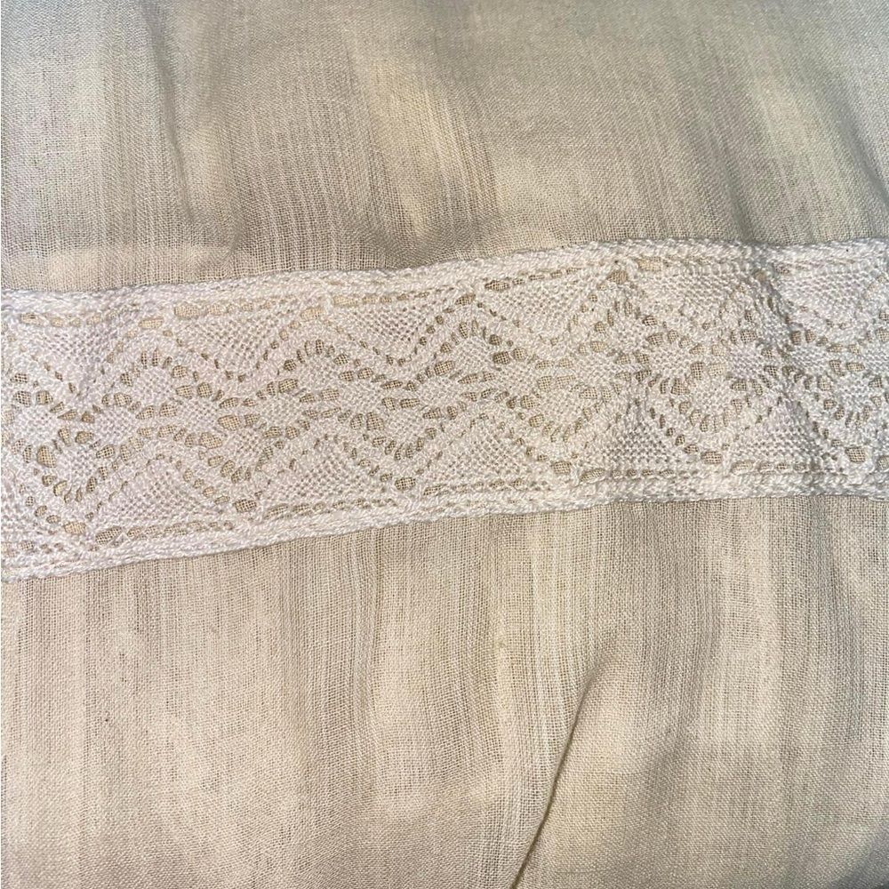 Vintage Lane Bryant Tall Shop Crepe Gauze Pinafore - Picture 9 of 9